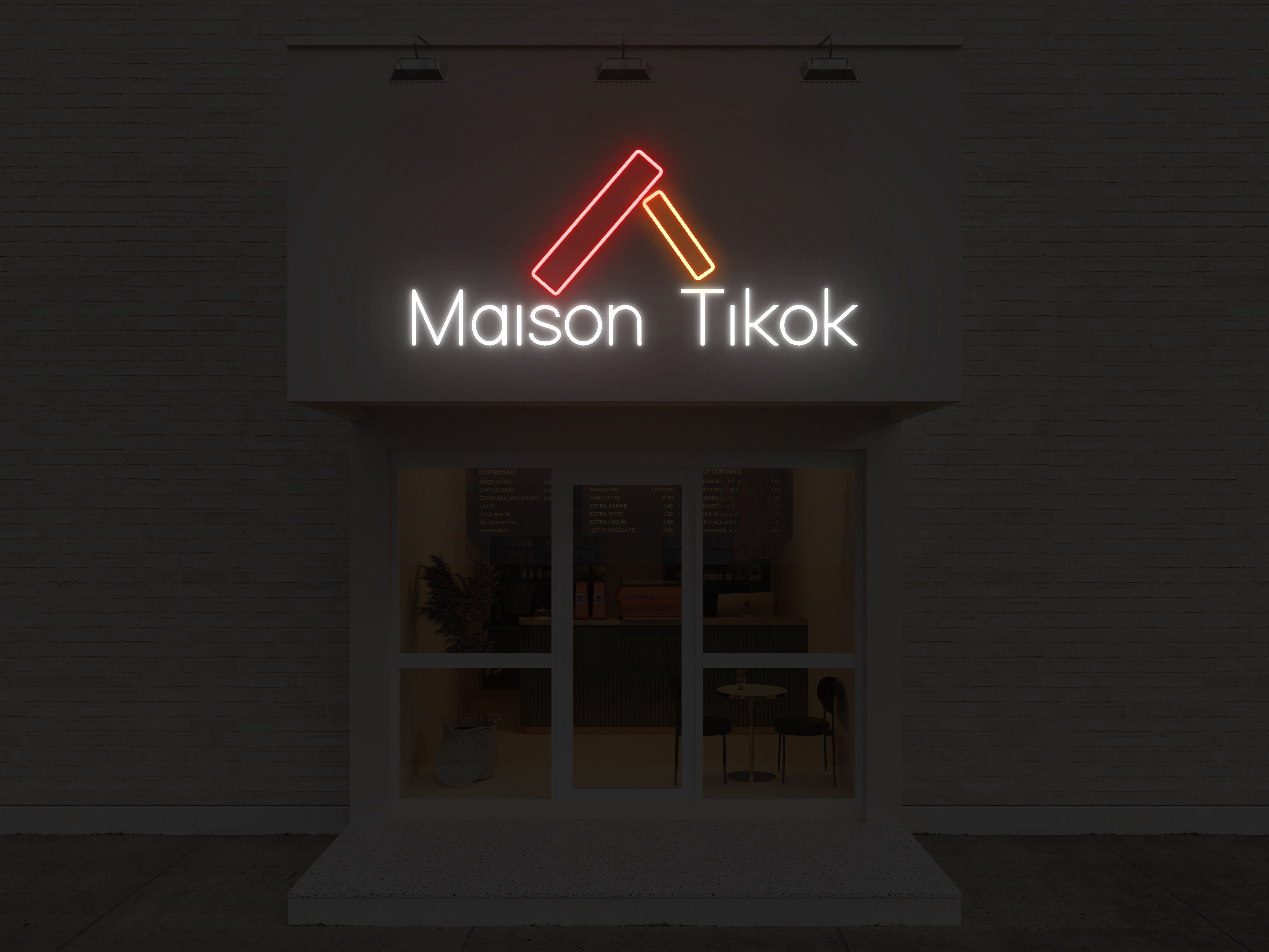 Néon Maison Tikok
