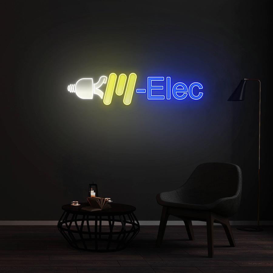 Enseigne LED Néon Personnalisée - M-Elec