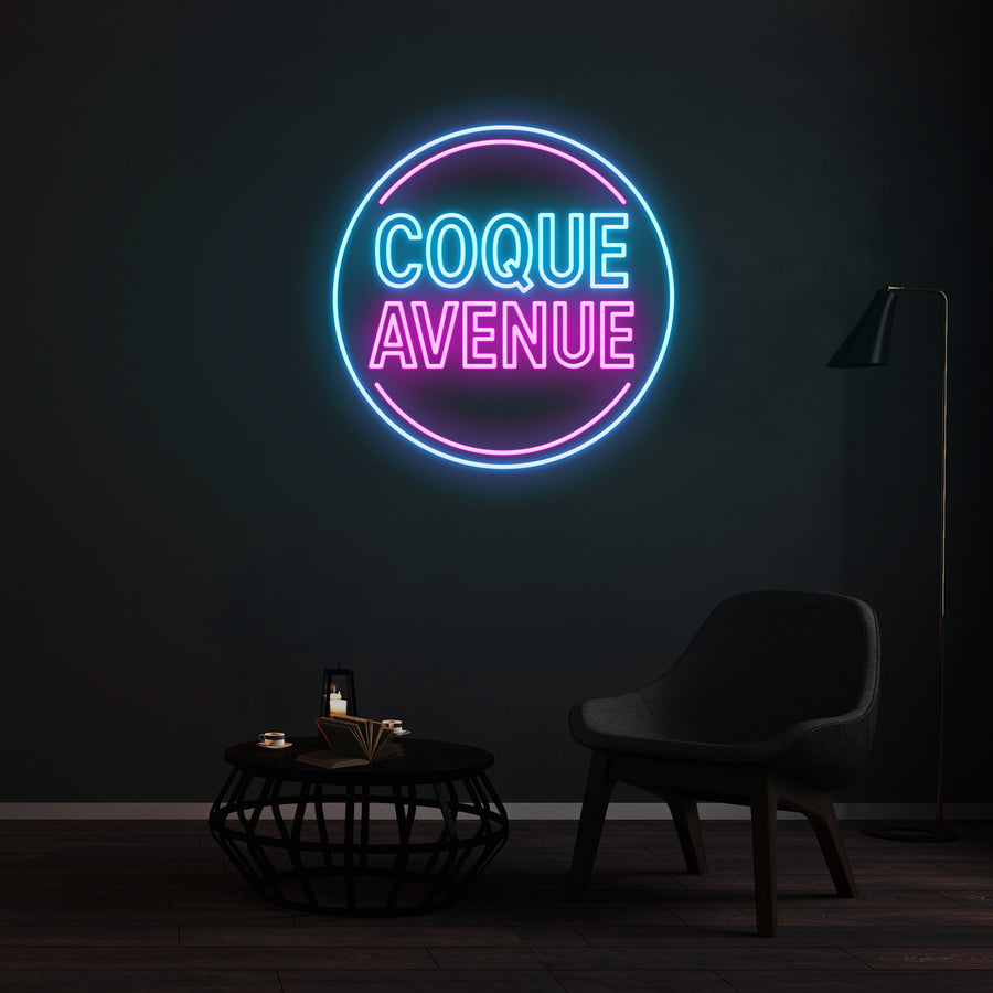 Néon COQUE AVENUE