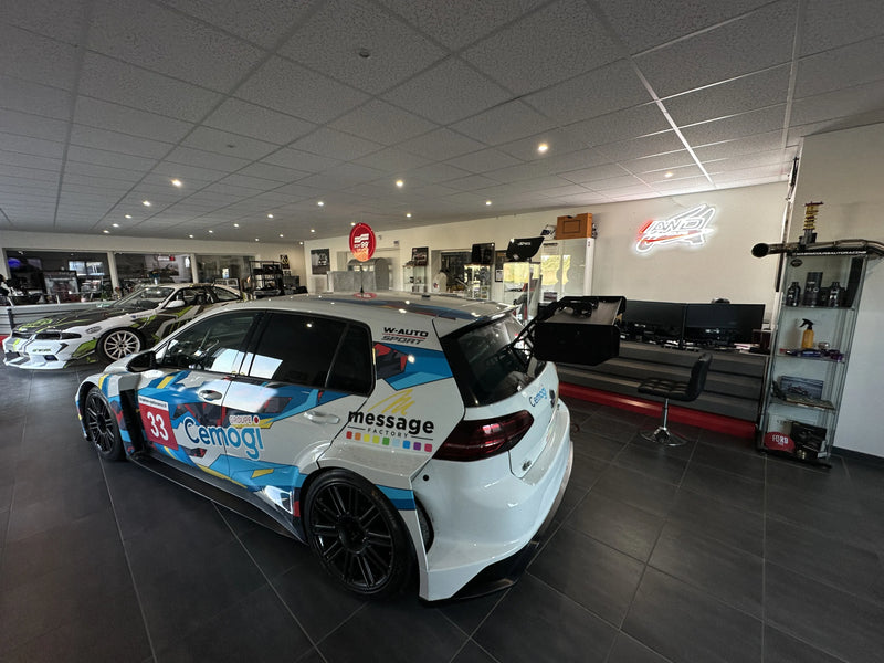 Enseigne LED néon Lumicorne : AWD AUTOMOBILE