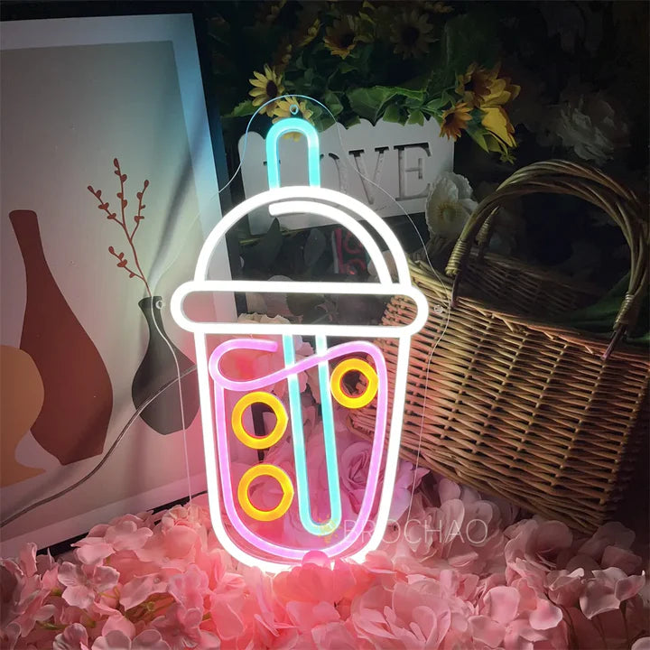 How Neon Signs Boost Your Boba Shop’s Aesthetic