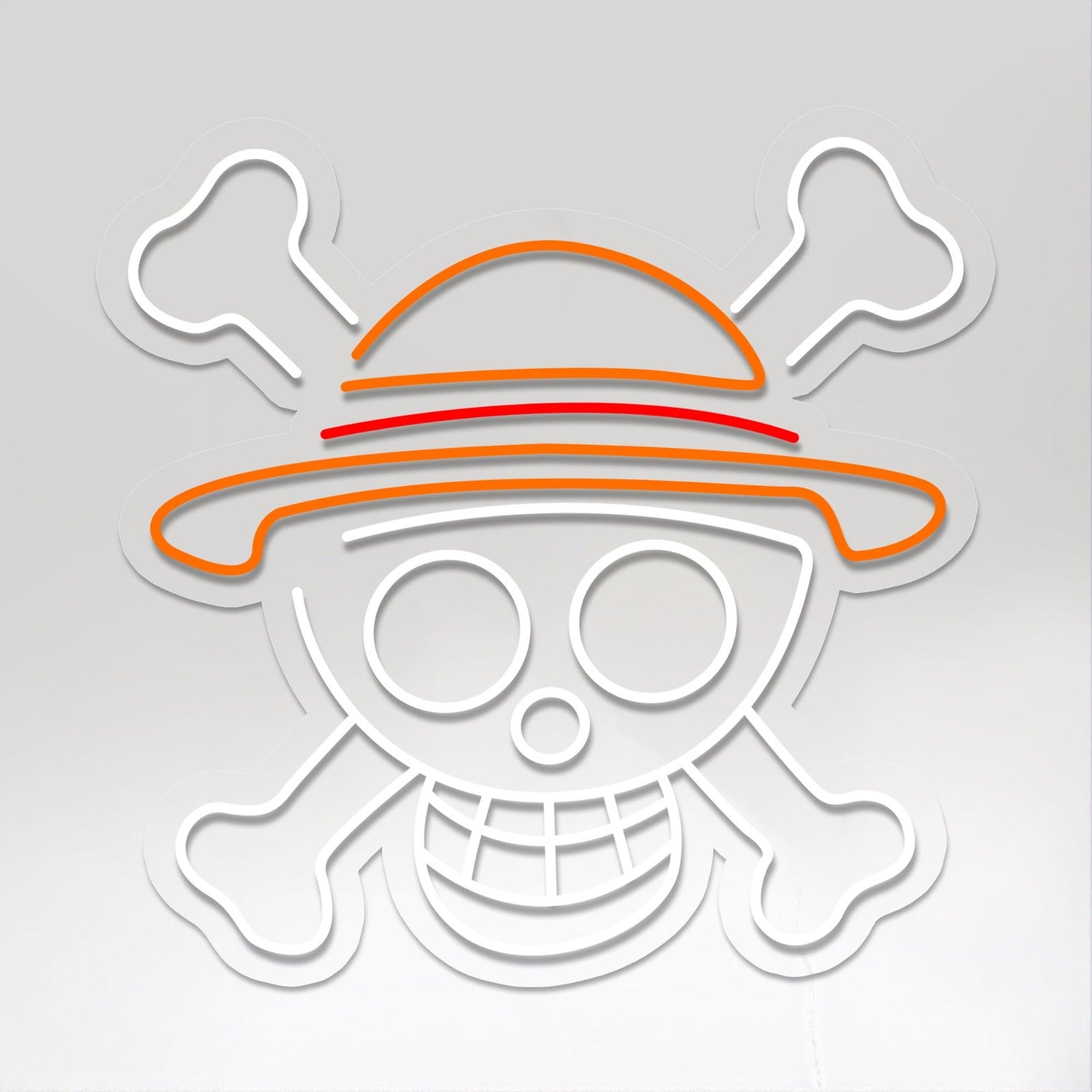 Hissez le Pavillon avec le Néon Jolly Roger des Mugiwara One Piece de Lumicorne