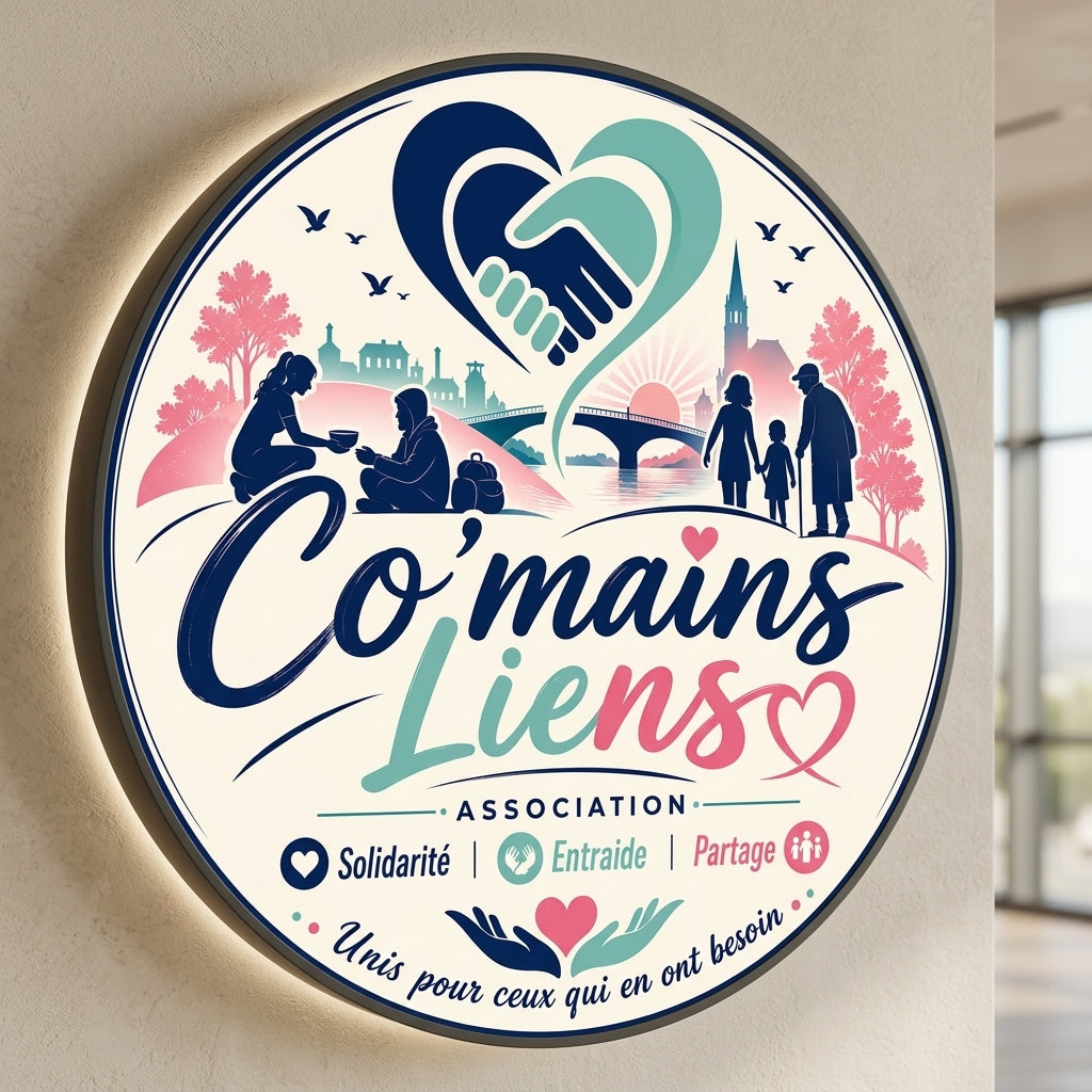 Co’mains Liens · Caisson lumineux