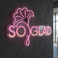 SO GLAD - Enseigne néon LED personnalisé
