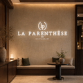 La parenthëse - Enseigne néon LED personnalisé