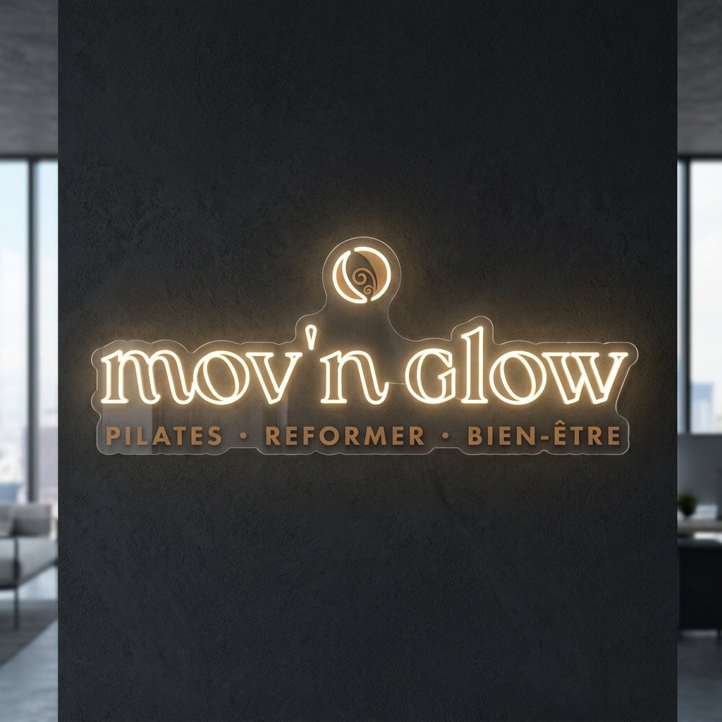 MOV'N GLOW - Enseigne néon LED personnalisé