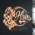 Hair byme - Enseigne néon LED personnalisé