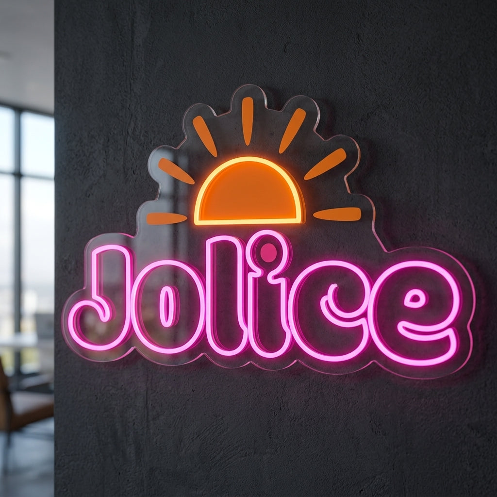 Jolice - Enseigne néon LED personnalisé