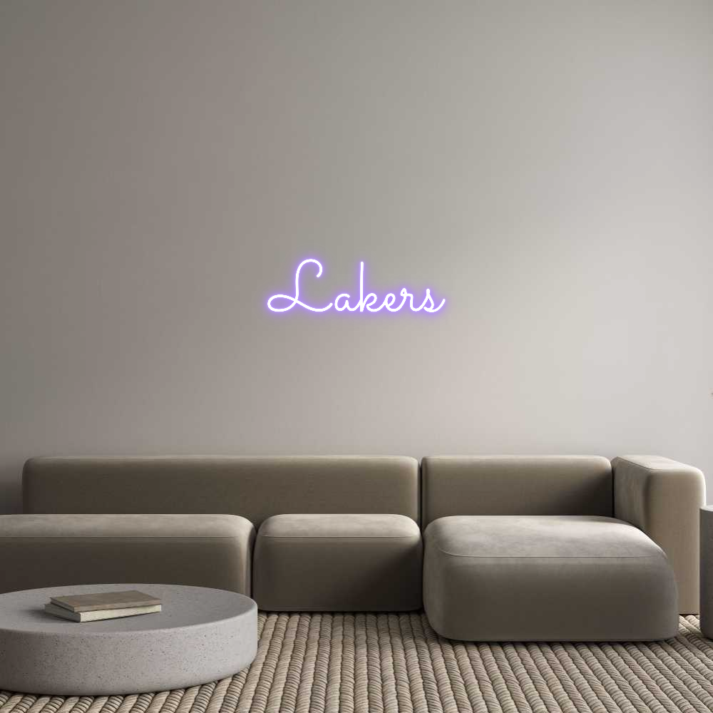 Lakers Custom Neon Sign