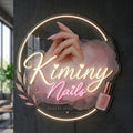 Kiminy Nails - Enseigne néon LED personnalisé