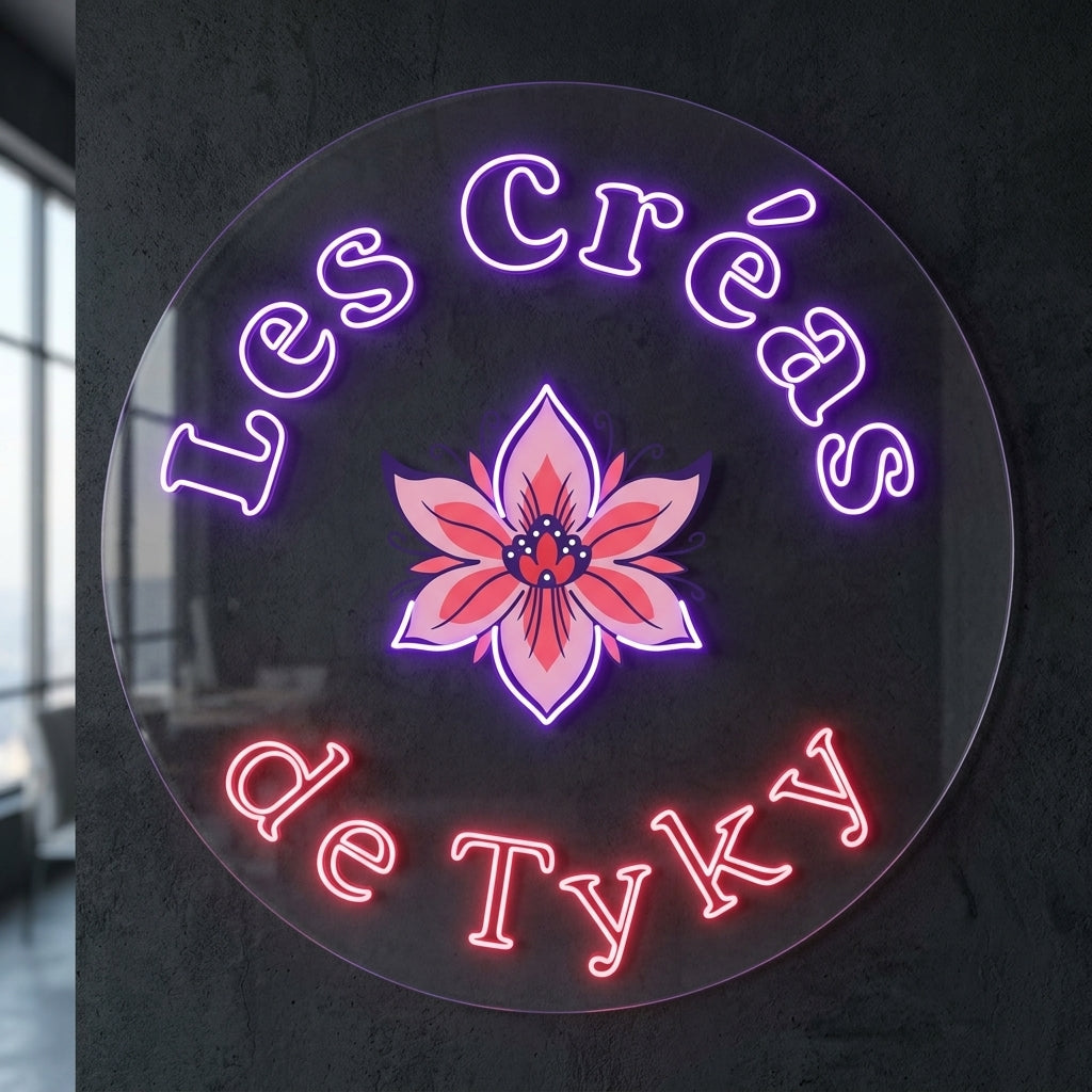Les créas de tyky - Enseigne néon LED personnalisé