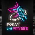 Form and Fitness - Enseigne néon LED personnalisé