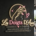 Les Doigts D’Aur - Enseigne néon LED personnalisé