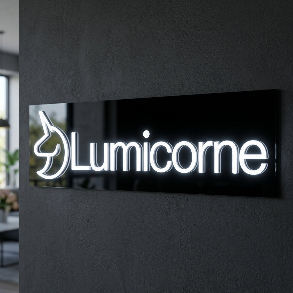 test - Enseigne néon LED personnalisé