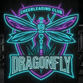 Dragonfly Cheerleading - Enseigne néon LED personnalisé