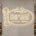COIF'MAN - Enseigne néon LED personnalisé