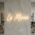 Le Miroir - Enseigne néon LED personnalisé
