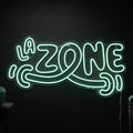 La Zone - Enseigne néon LED personnalisé
