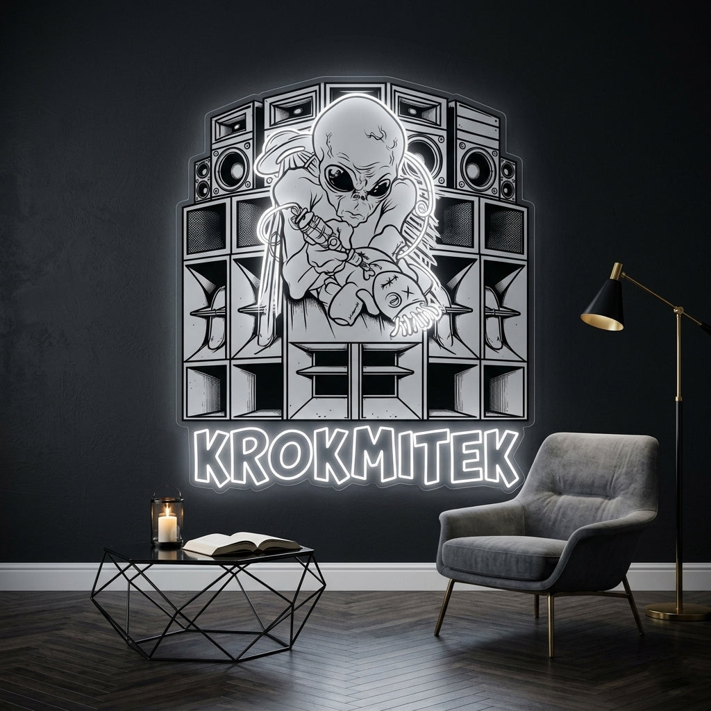 Personnalisation Enseigne LED Néon - Krokmitek