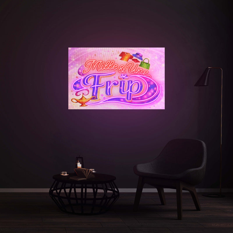 Personnalisation Enseigne LED Néon - Mille & Une Frip