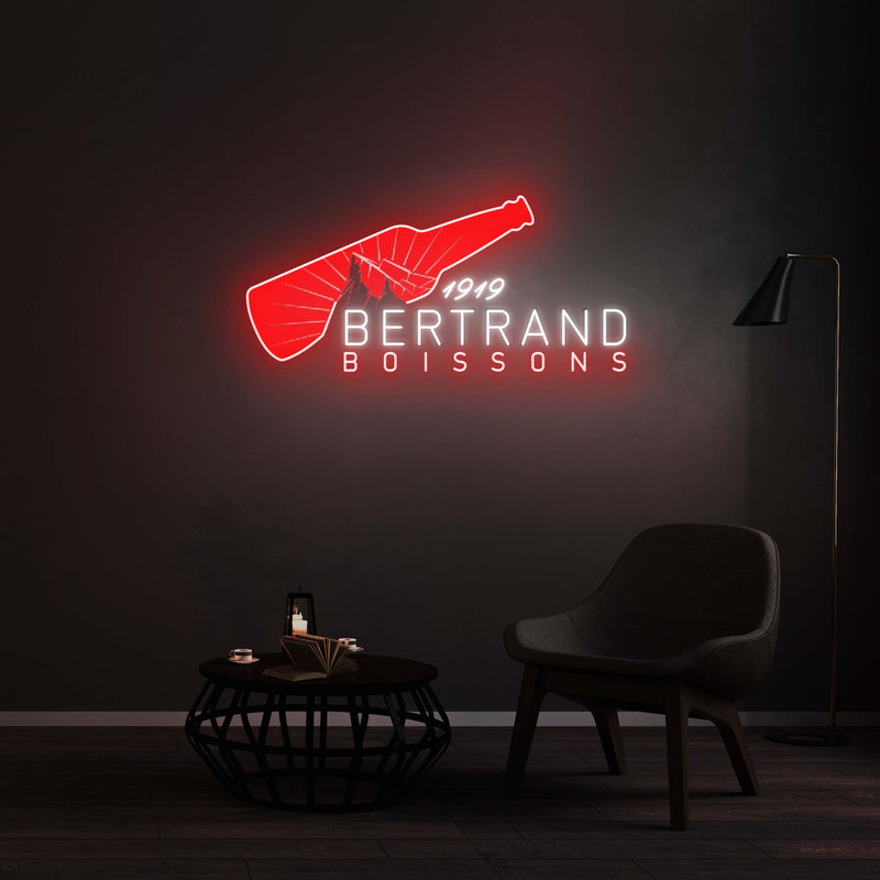 Personnalisation Enseigne LED Néon - Bertrand Boissons