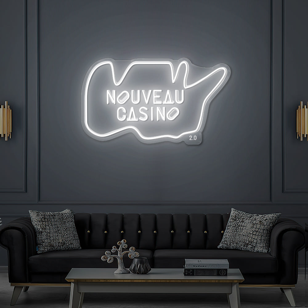 Enseigne LED Néon Personnalisée Nouveau Casino