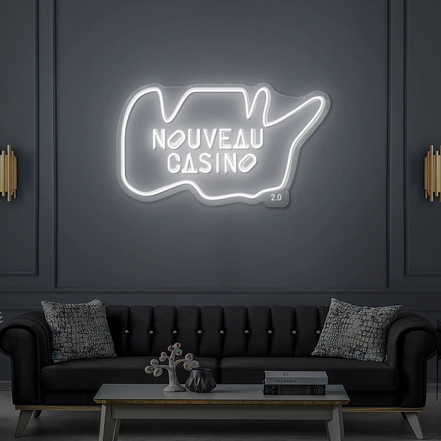 Enseigne LED Néon Personnalisée Nouveau Casino