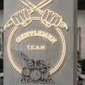 GENTLEMEN TEAM - Enseigne néon LED personnalisé