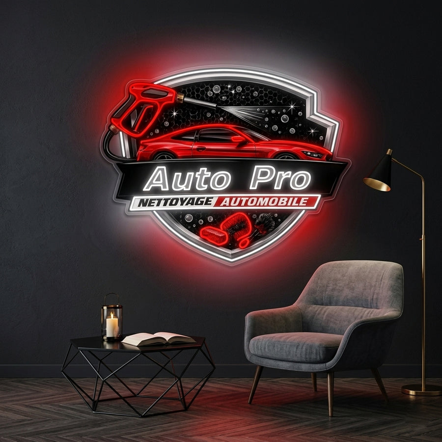Personnalisation Enseigne LED Néon - Auto Pro