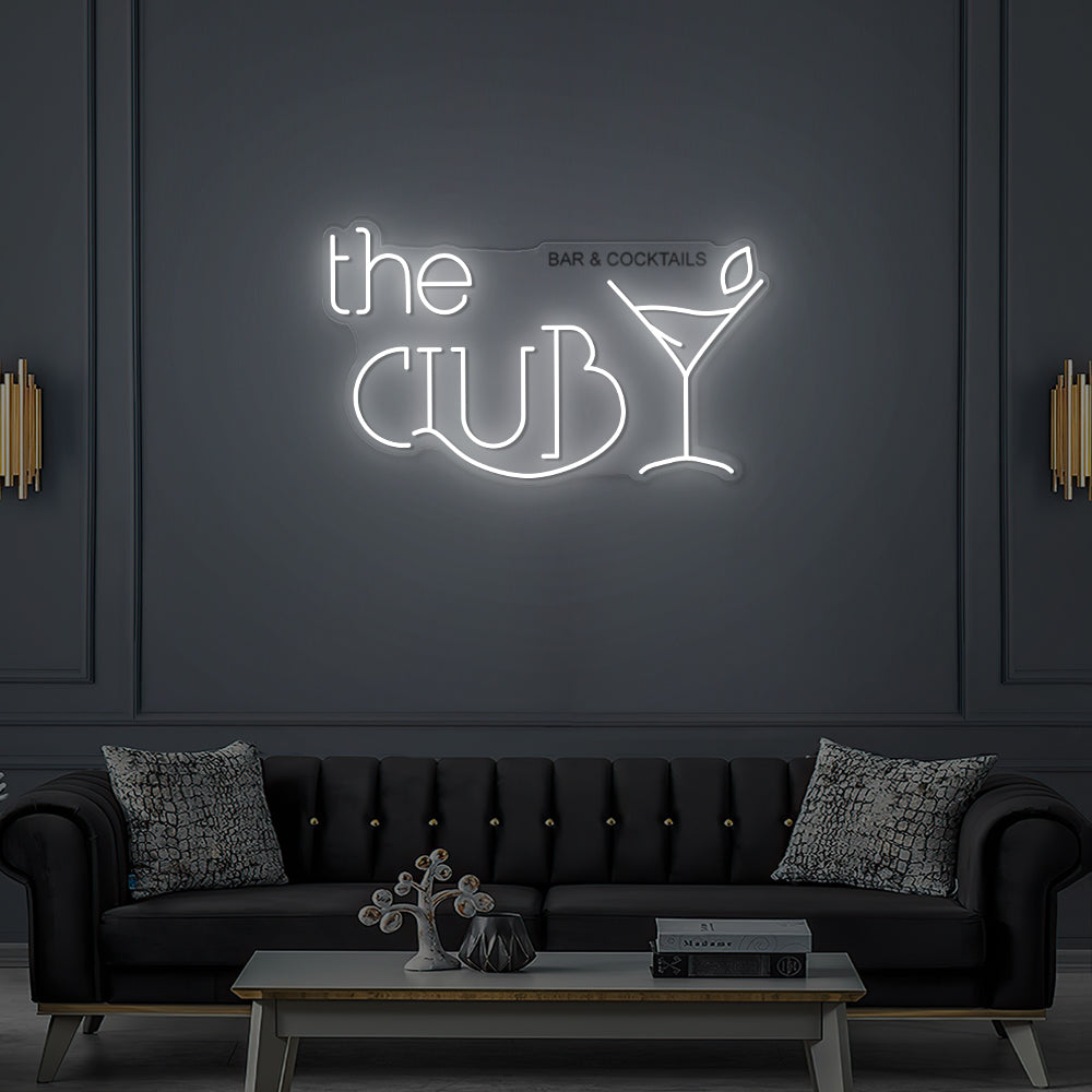 Enseigne LED Néon Personnalisée - The Club