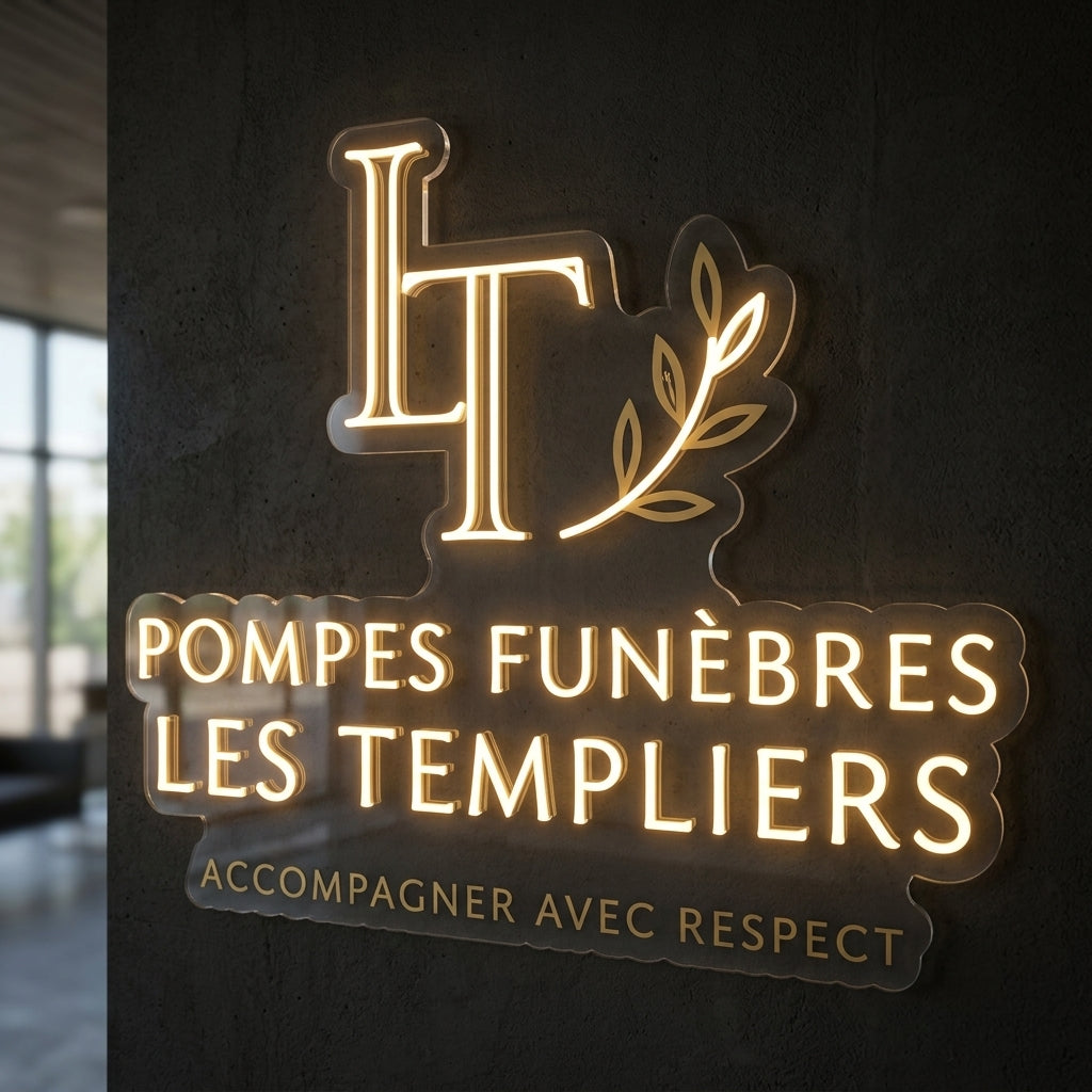 Enseigne néon LED personnalisée · Réf. 1323