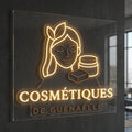 Les cosmétiques de guenaelle - Enseigne néon LED personnalisé