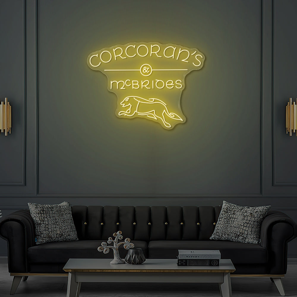 Enseigne LED Néon Personnalisée - Corcoran's