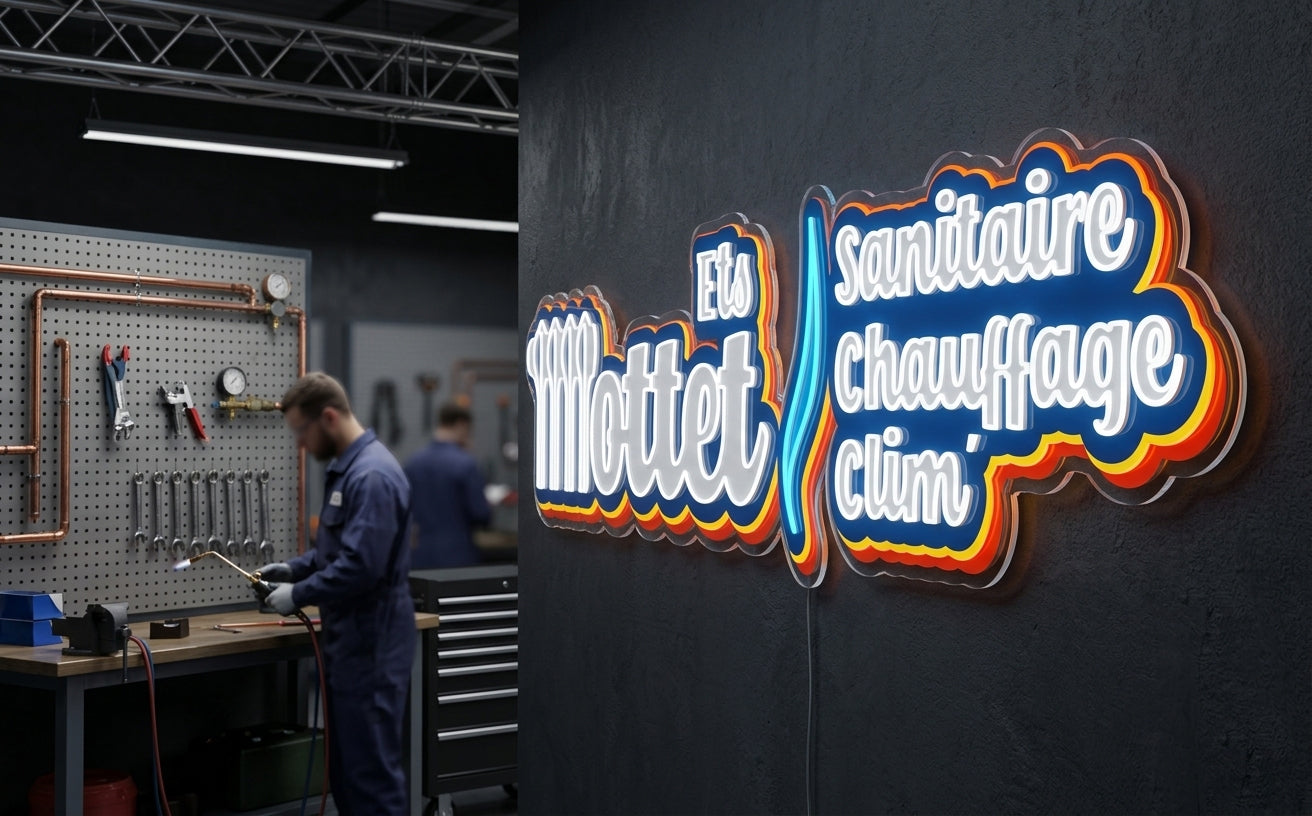 Custom LED Neon Sign - Tifn Food