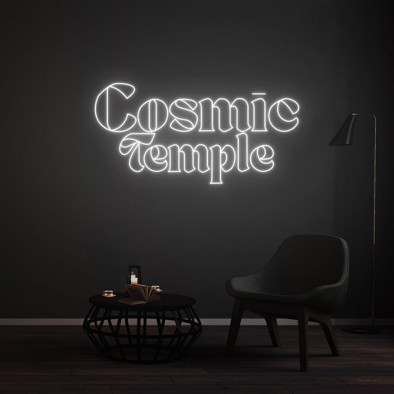 Personnalisation Enseigne LED Néon - Cosmic Temple