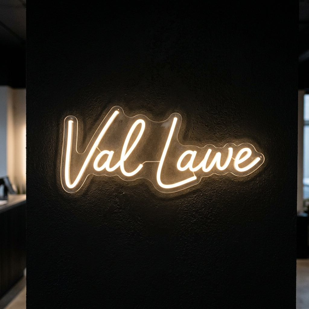 Val Lawe - Enseigne néon LED personnalisé