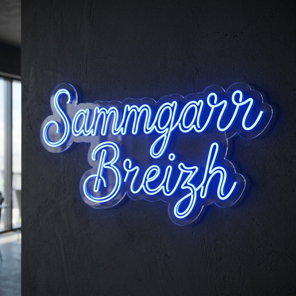 Sammgarr Breizh - Enseigne néon LED personnalisé · Waterproof