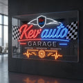 Kev’auto - Enseigne néon LED personnalisé