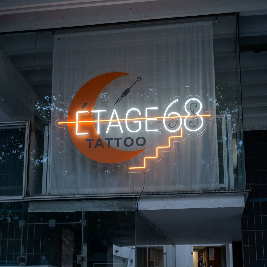 Enseigne néon LED personnalisée · Réf. 4638