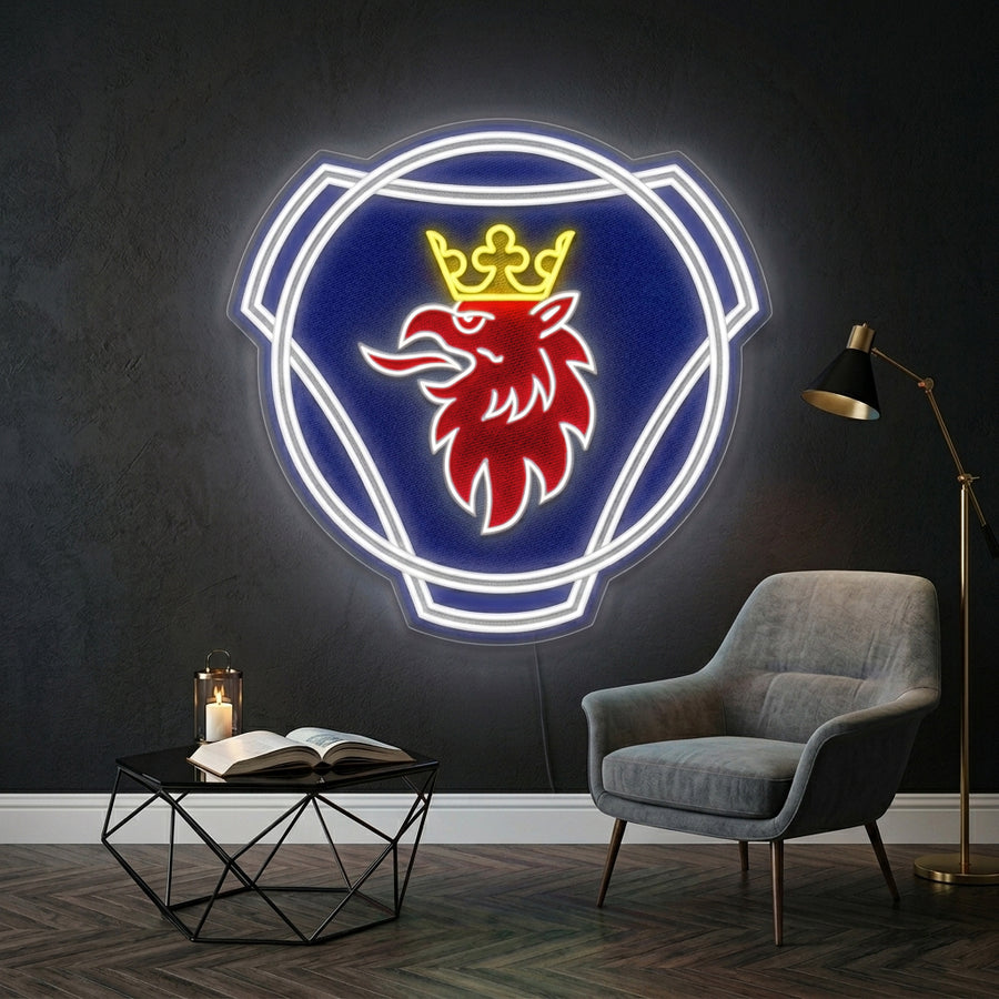 Personnalisation Enseigne LED Néon - Lion with Crown Logo