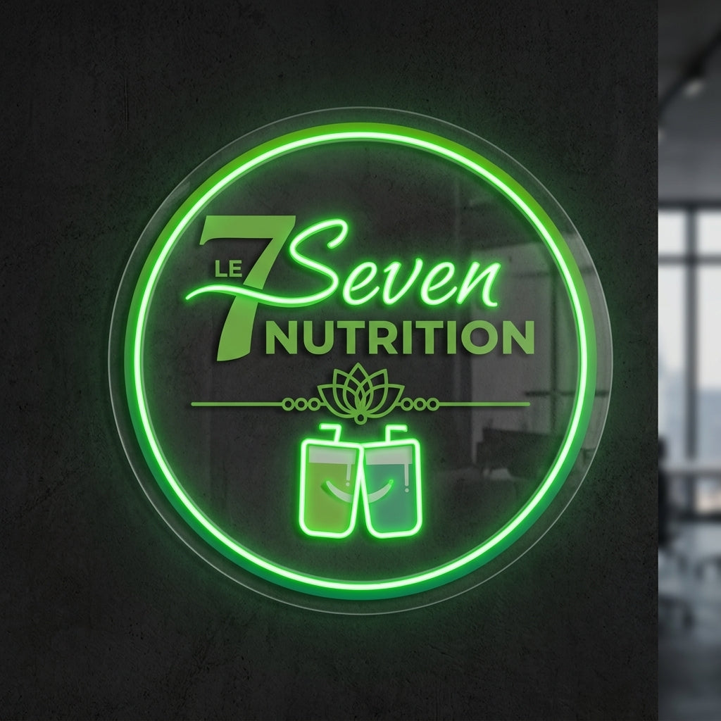Le Seven Nutrition - Enseigne néon LED personnalisé