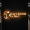 Centre Equestre Traize - Enseigne néon LED personnalisé