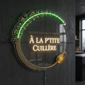 A la p'tite cuillère - Enseigne néon LED personnalisé