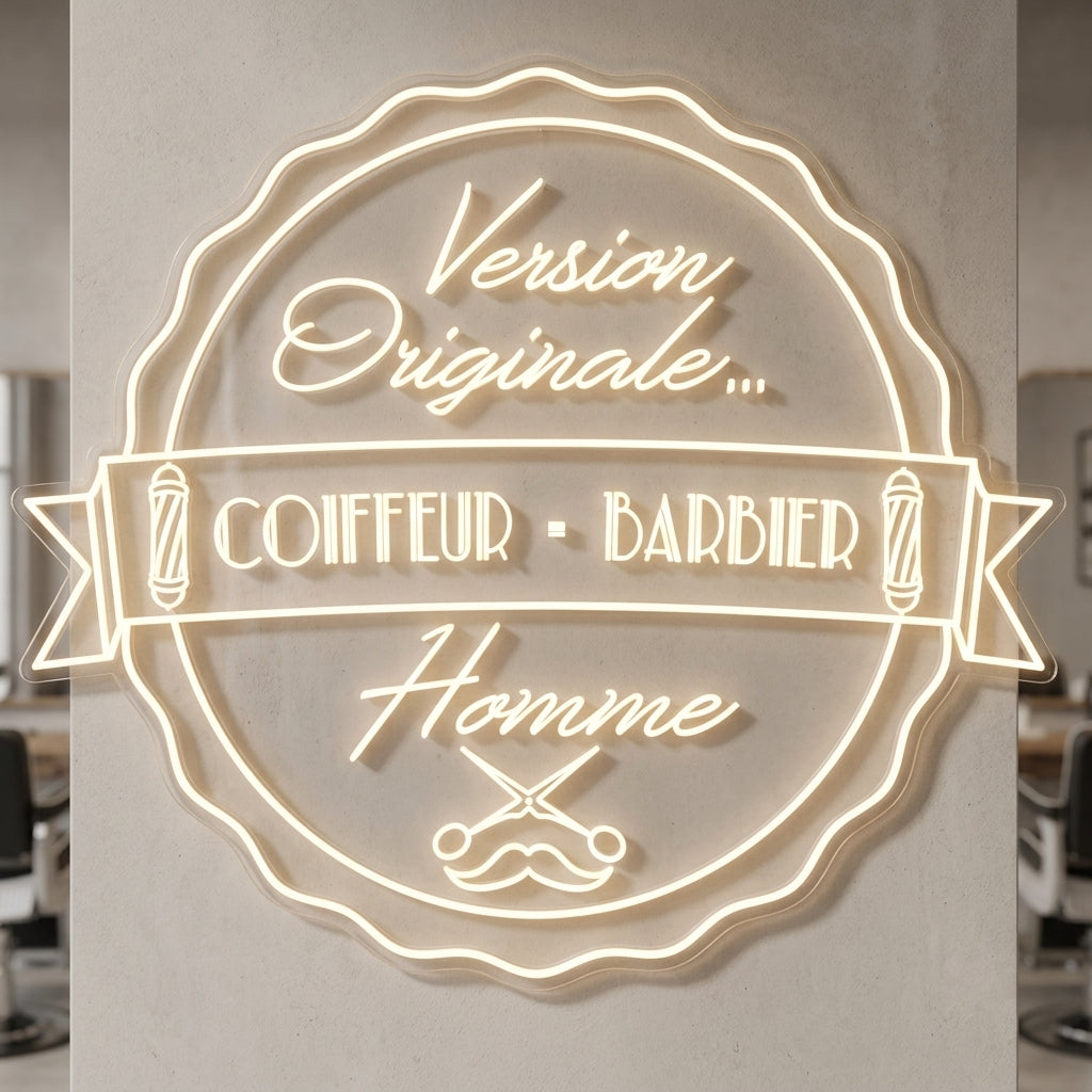 Version Originale Homme - Enseigne néon LED personnalisé