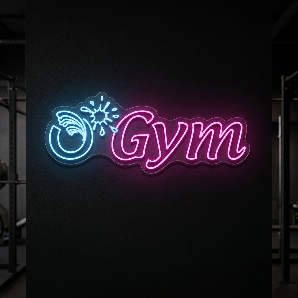 O-Gym - Enseigne néon LED personnalisé