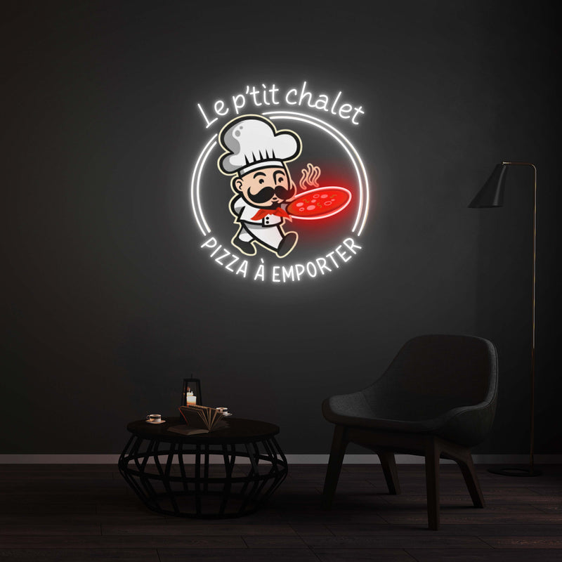 Personnalisation Enseigne LED Néon - Le p'tit chalet