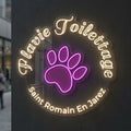 Flavie toilettage - Enseigne néon LED personnalisé · Waterproof