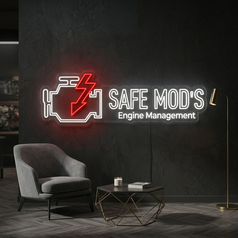 Personnalisation Enseigne LED Néon - Safe Mods
