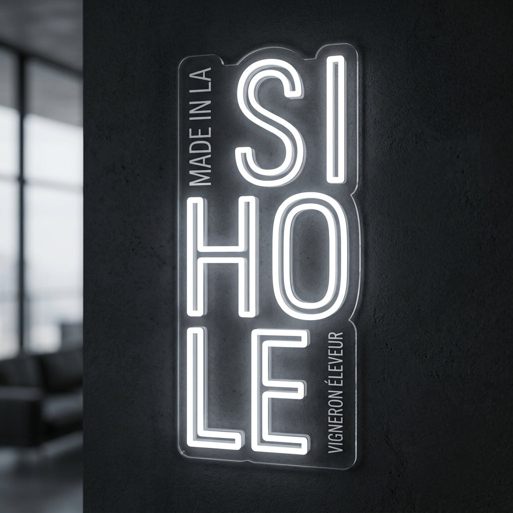 LA SIHOLE - Enseigne néon LED personnalisé