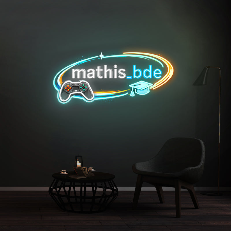 Personnalisation Enseigne LED Néon - mathis_bde